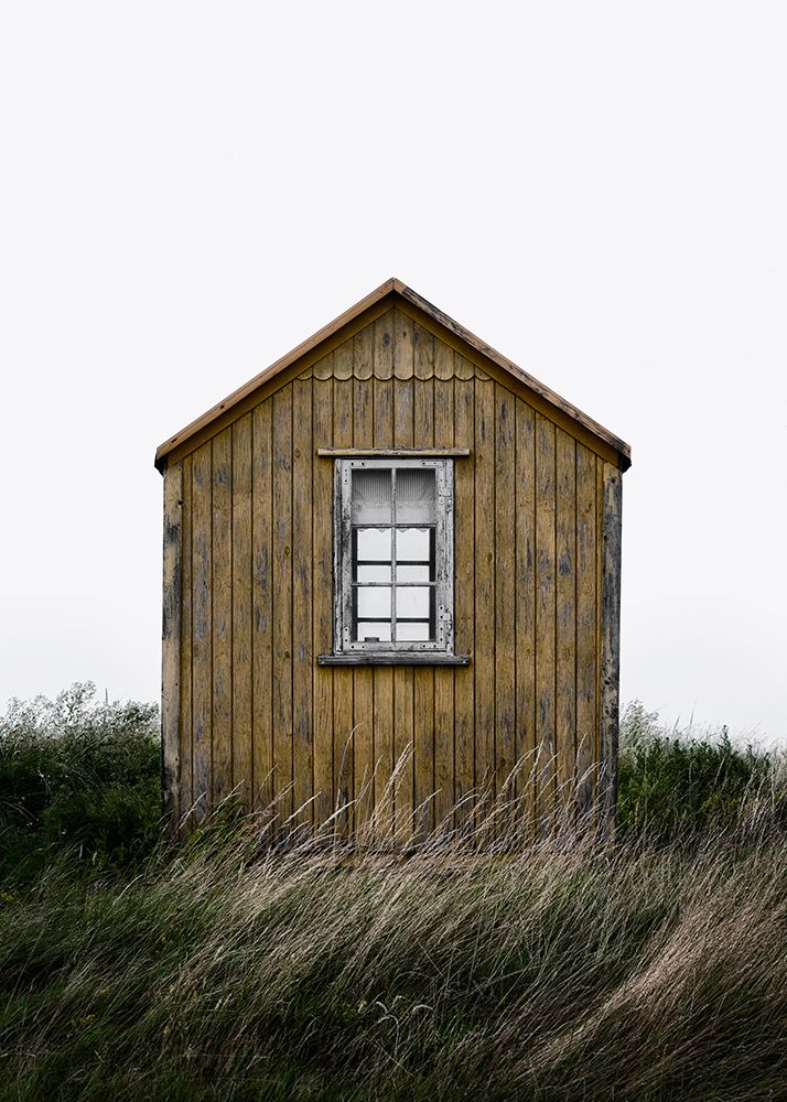 Beach Hut art print by Lotte Gronkjar for $57.95 CAD