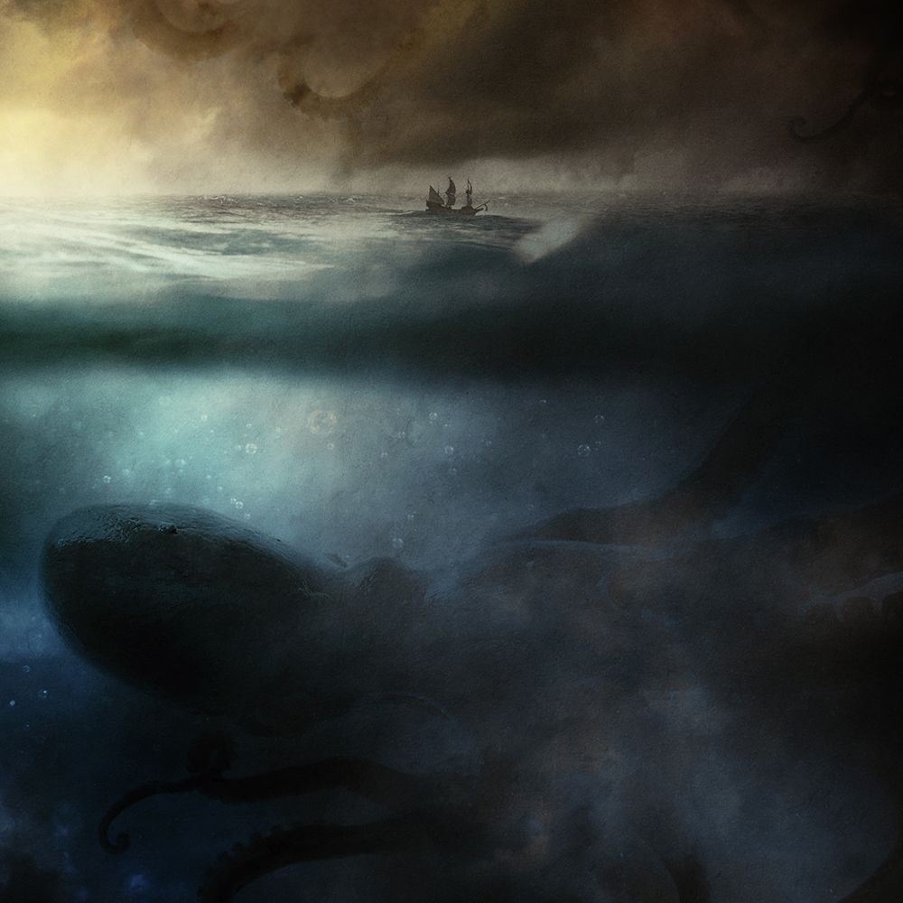 Guardian Of The Abyss art print by Sebastien Del Grosso for $57.95 CAD