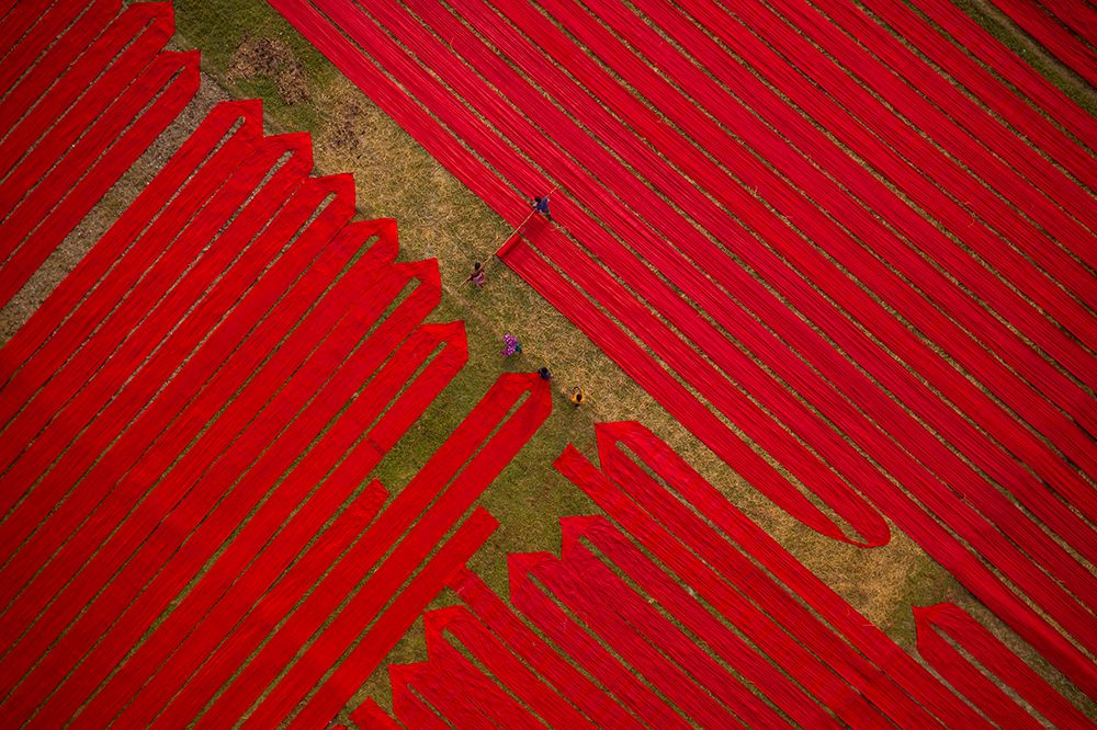 Red Cloths art print by Azim Khan Ronnie for $57.95 CAD