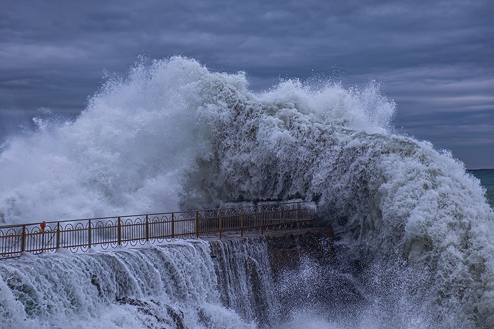 Big sea wave art print by Roberto Zanleone for $57.95 CAD