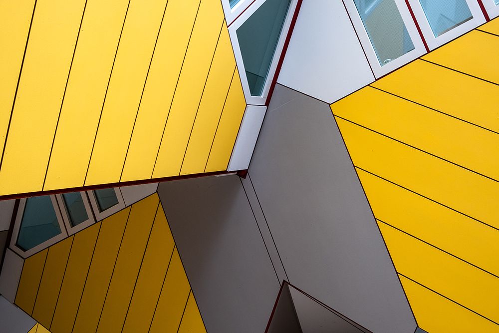 Yellow Houses 3 art print by Andrea Incerti for $57.95 CAD