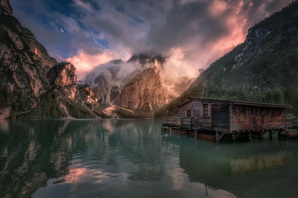 Lago Di Braies, Dolomites art print by David Martin Castan for $57.95 CAD