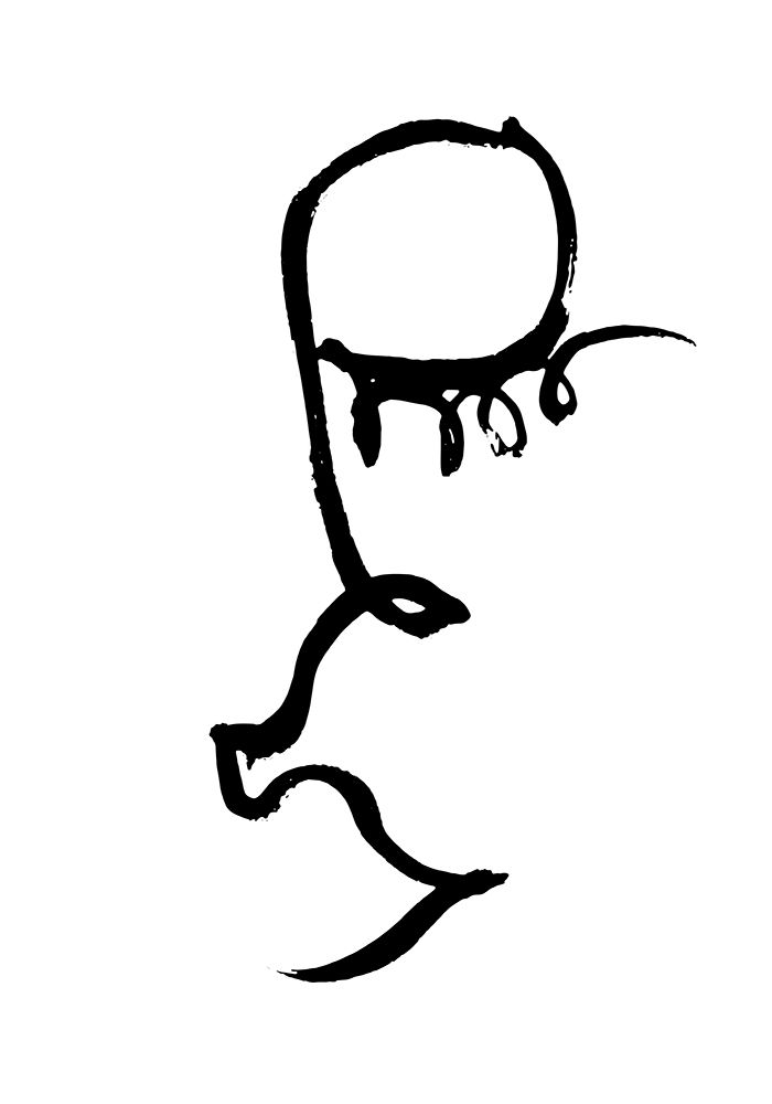 Half Face Black art print by 1x Studio II for $57.95 CAD