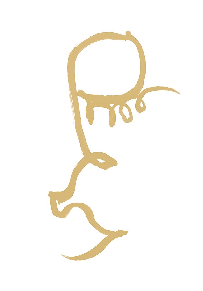 Half Face Gold art print by 1x Studio II for $57.95 CAD