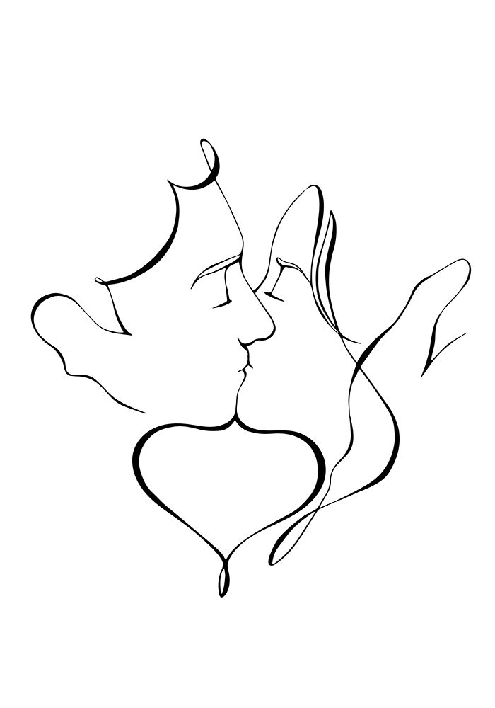The Kiss art print by 1x Studio II for $57.95 CAD
