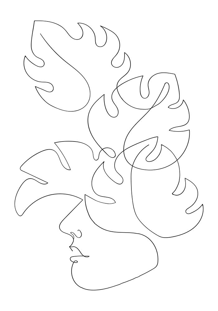 Monstera Crown art print by 1x Studio II for $57.95 CAD