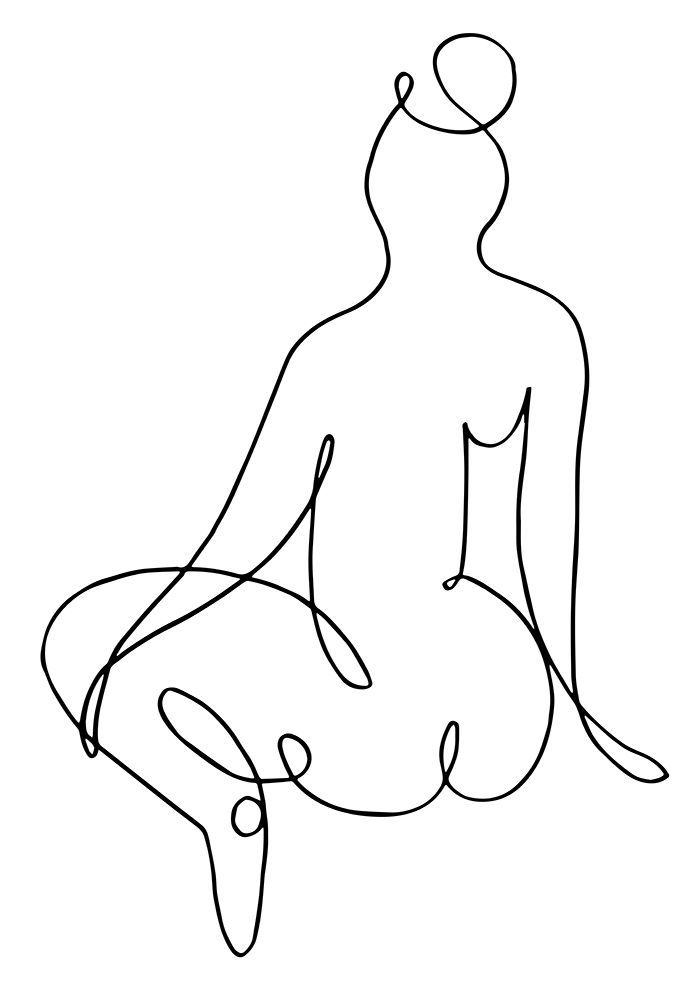 Nude Back art print by 1x Studio II for $57.95 CAD