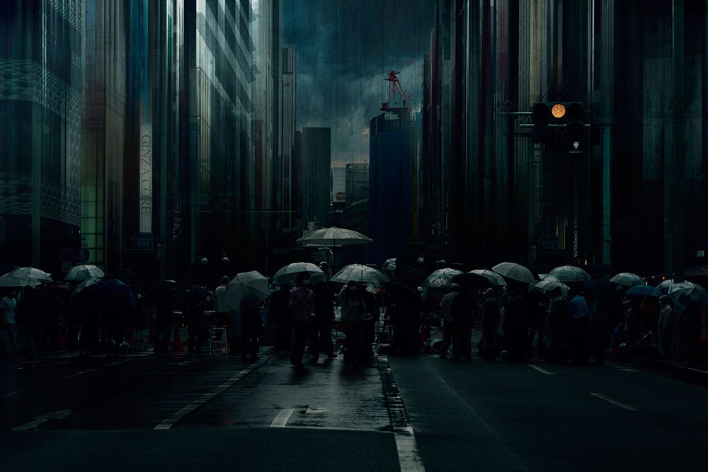 Dark rain art print by Yasuhiro Takachi for $57.95 CAD