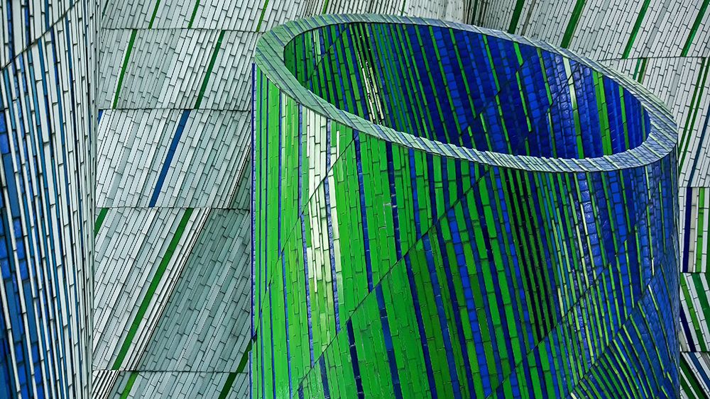 greenblue art print by Lus Joosten for $57.95 CAD