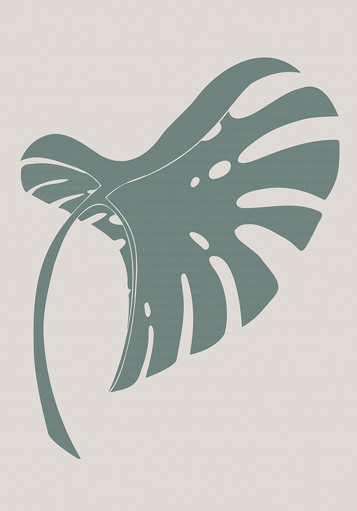 Monstera Bent Green art print by 1x Studio II for $57.95 CAD