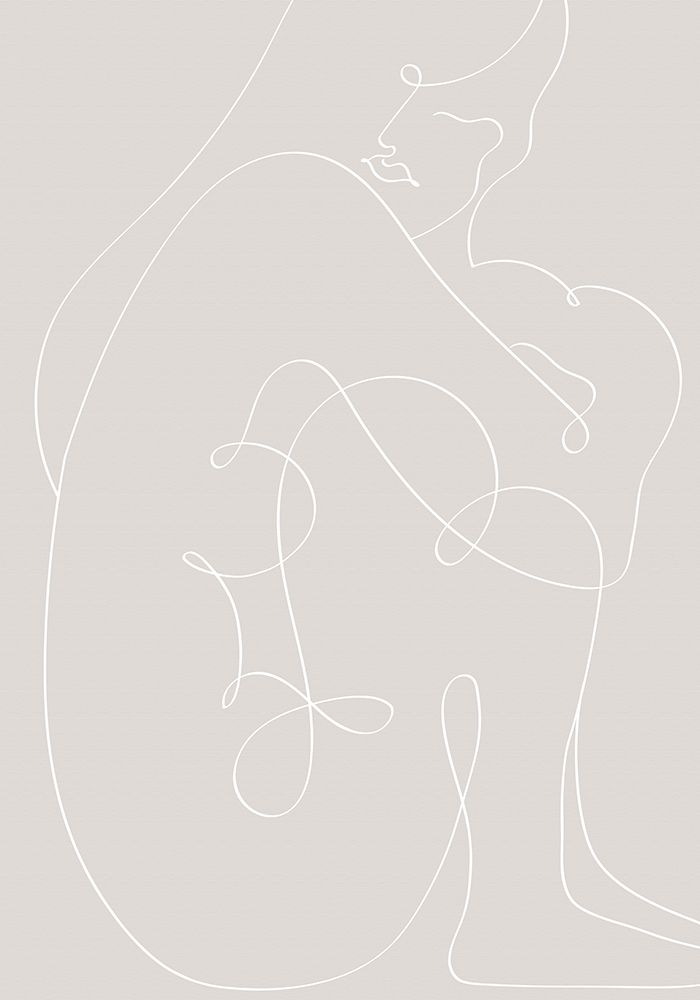 Woman Lines White art print by 1x Studio II for $57.95 CAD
