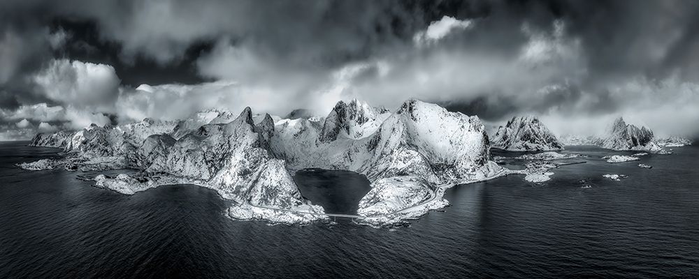Ring Of Snow Mountains (Panorama) art print by Mei Xu for $57.95 CAD