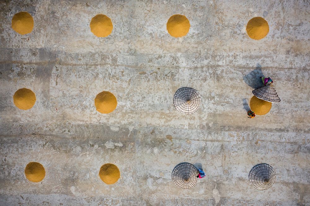 Rice Drying art print by Azim Khan Ronnie for $57.95 CAD