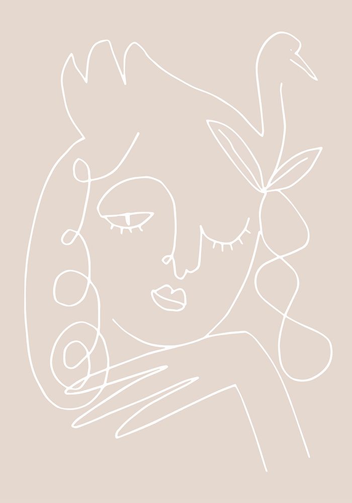 The Swan Beige art print by 1x Studio II for $57.95 CAD