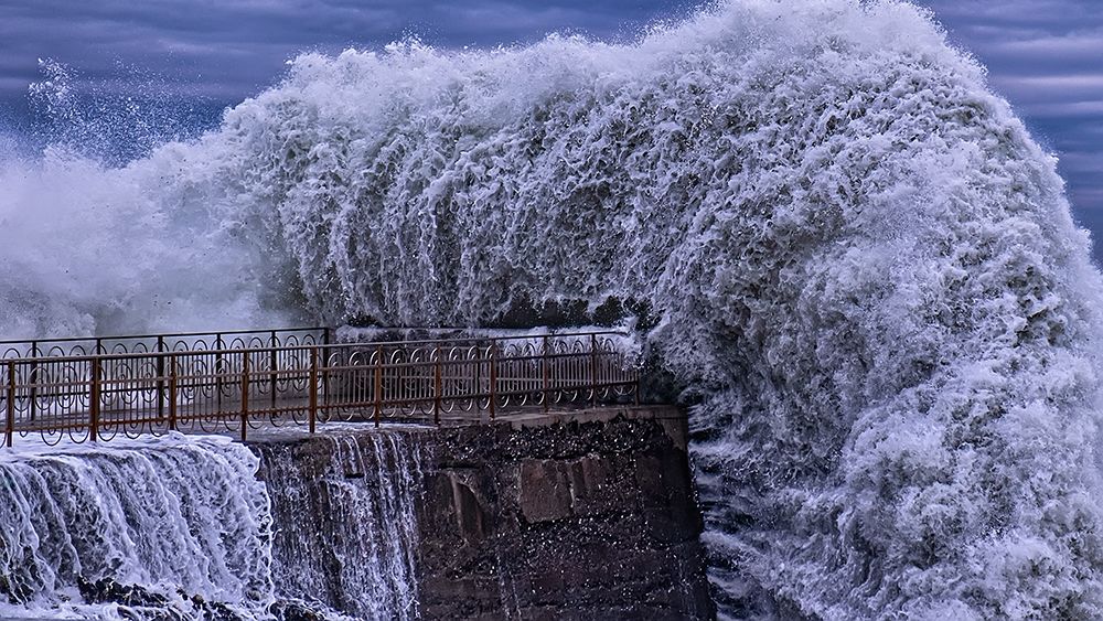 Big sea wave art print by Roberto Zanleone for $57.95 CAD