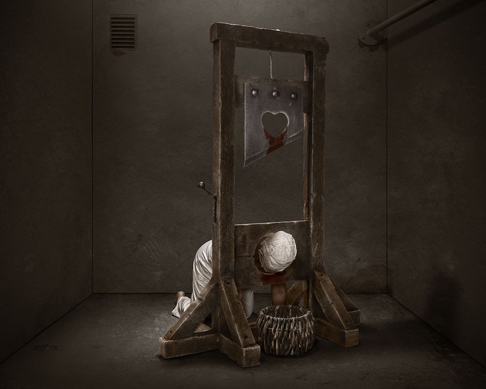 Guillotine art print by Petri Damsten for $57.95 CAD