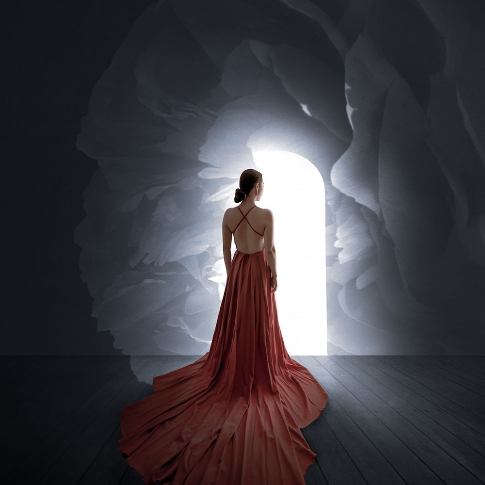 Red Dress New Beginning art print by Shanyewuyu for $57.95 CAD