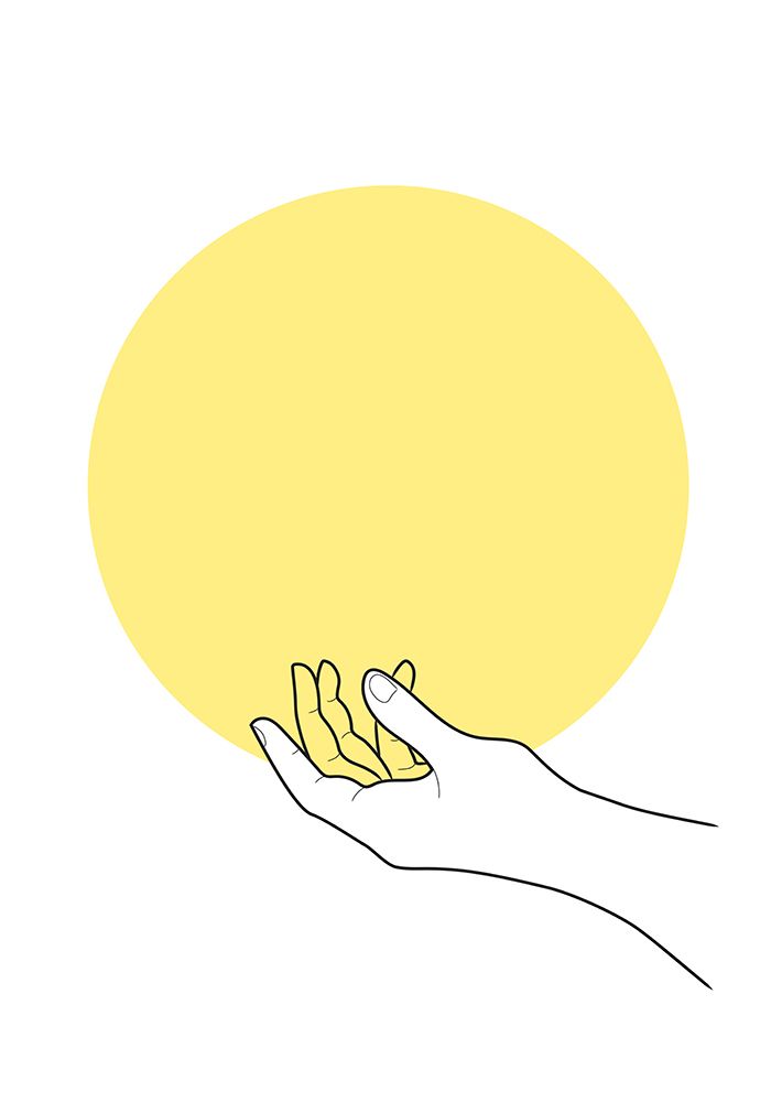 Sun in Hand art print by 1x Studio II for $57.95 CAD