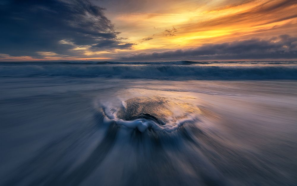Blossom in the sea art print by Aidong Ning for $57.95 CAD