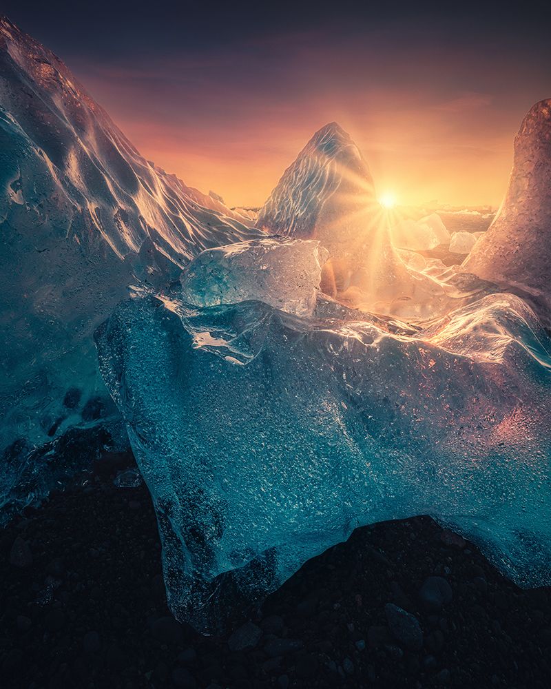 Ice a Fire art print by David George for $57.95 CAD