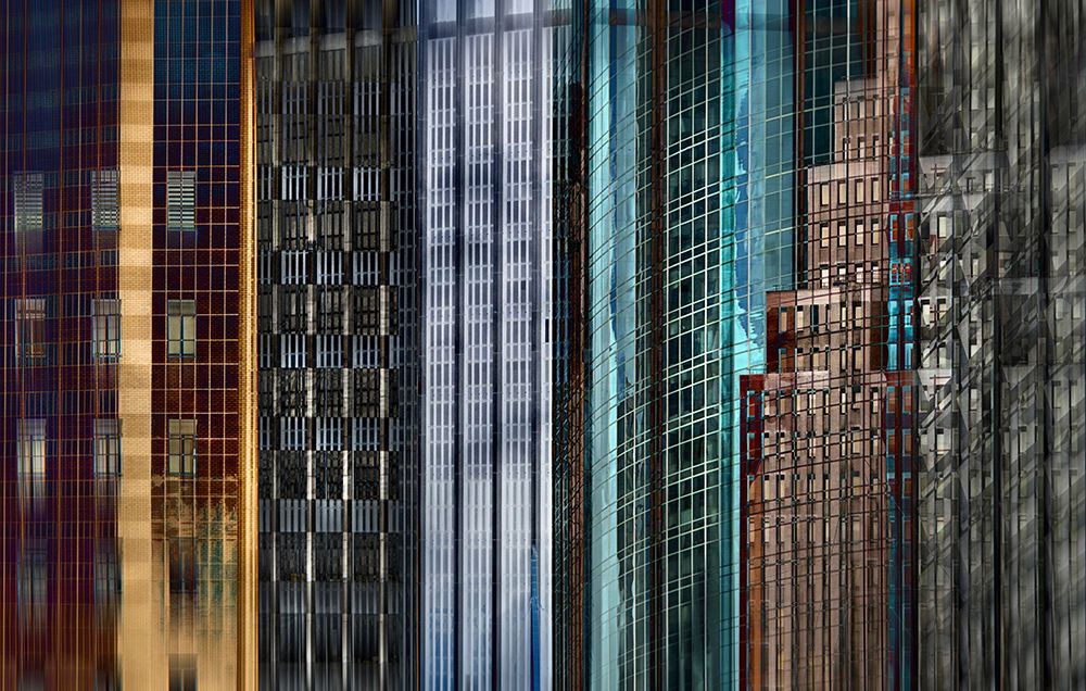 Graphic city art print by Roxana Labagnara for $57.95 CAD