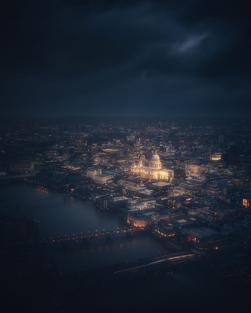 Endless night art print by David George for $57.95 CAD