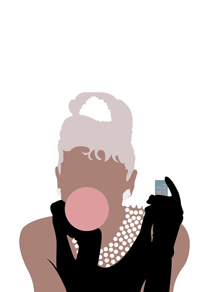 Bubblegum Girl art print by 1x Studio II for $57.95 CAD