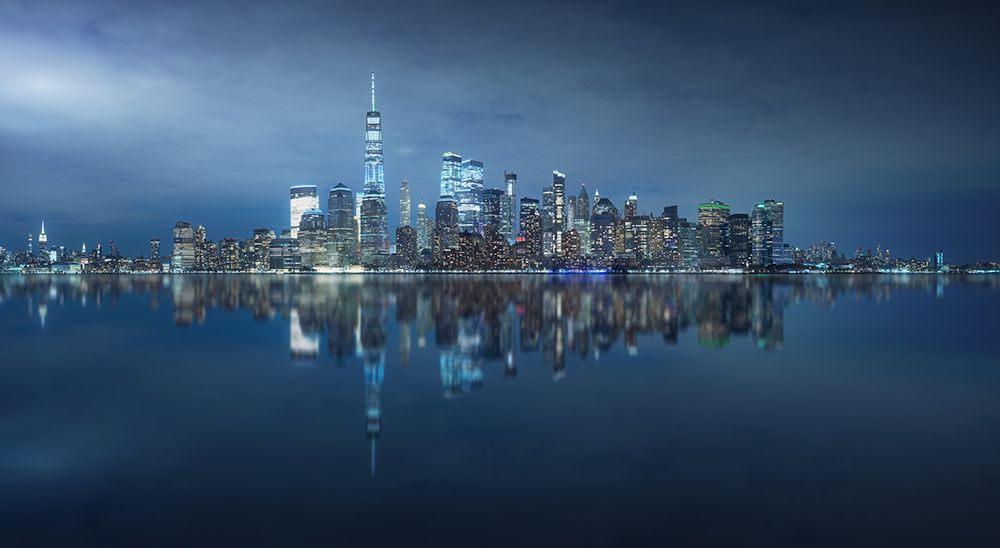 Ny Skyline art print by Carlos F. Turienzo for $57.95 CAD