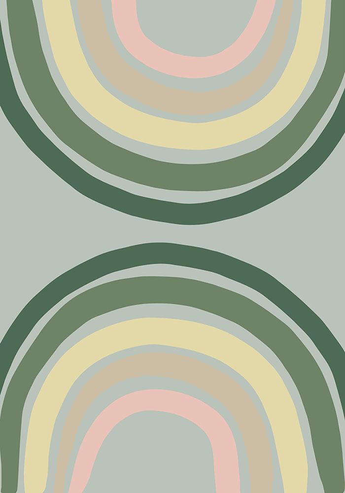 Double Rainbow Green art print by 1x Studio for $57.95 CAD