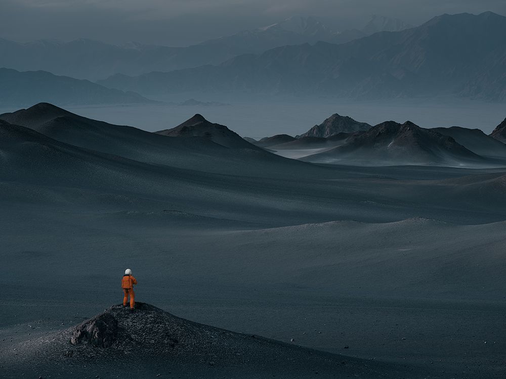 Waiting for return art print by Bingo Z for $57.95 CAD