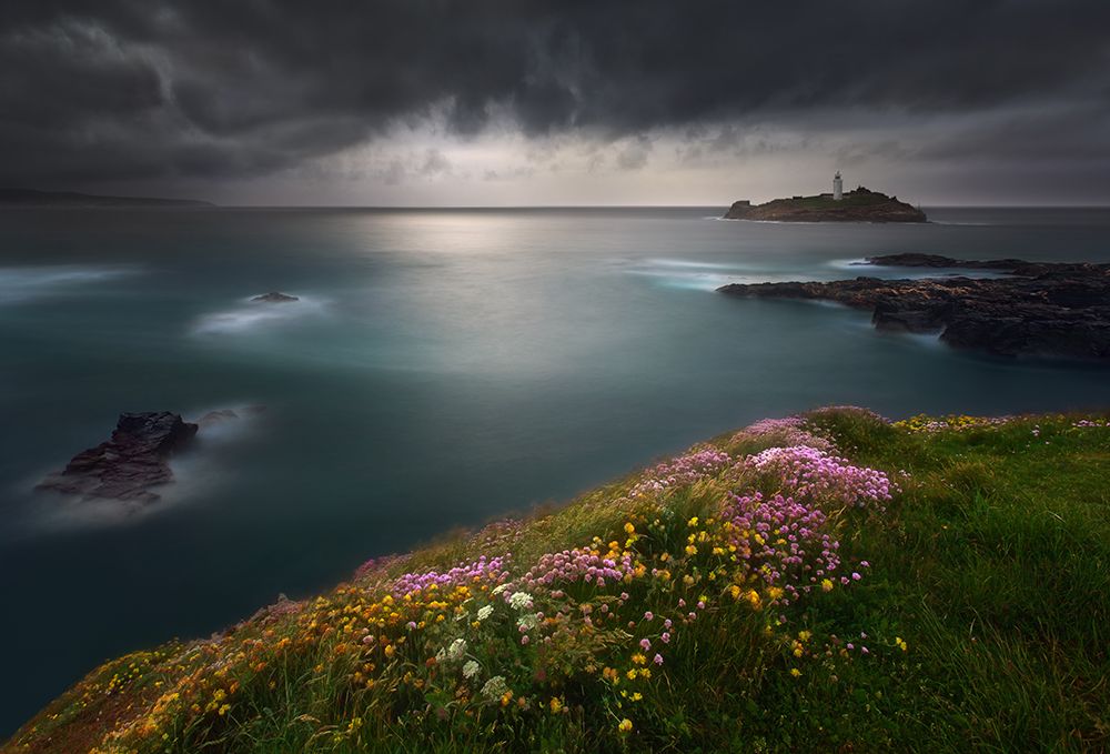 Godrevy Point... art print by Krzysztof Browko for $57.95 CAD