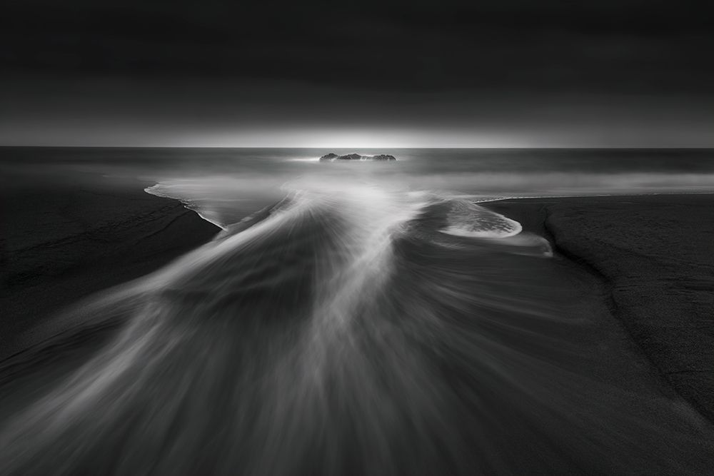 Creek Meets Ocean art print by Aidong Ning for $57.95 CAD