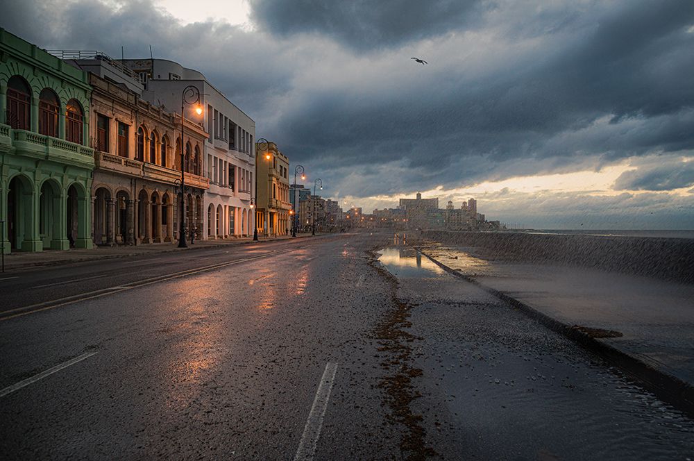 Winter Malecon art print by Marco Tagliarino for $57.95 CAD