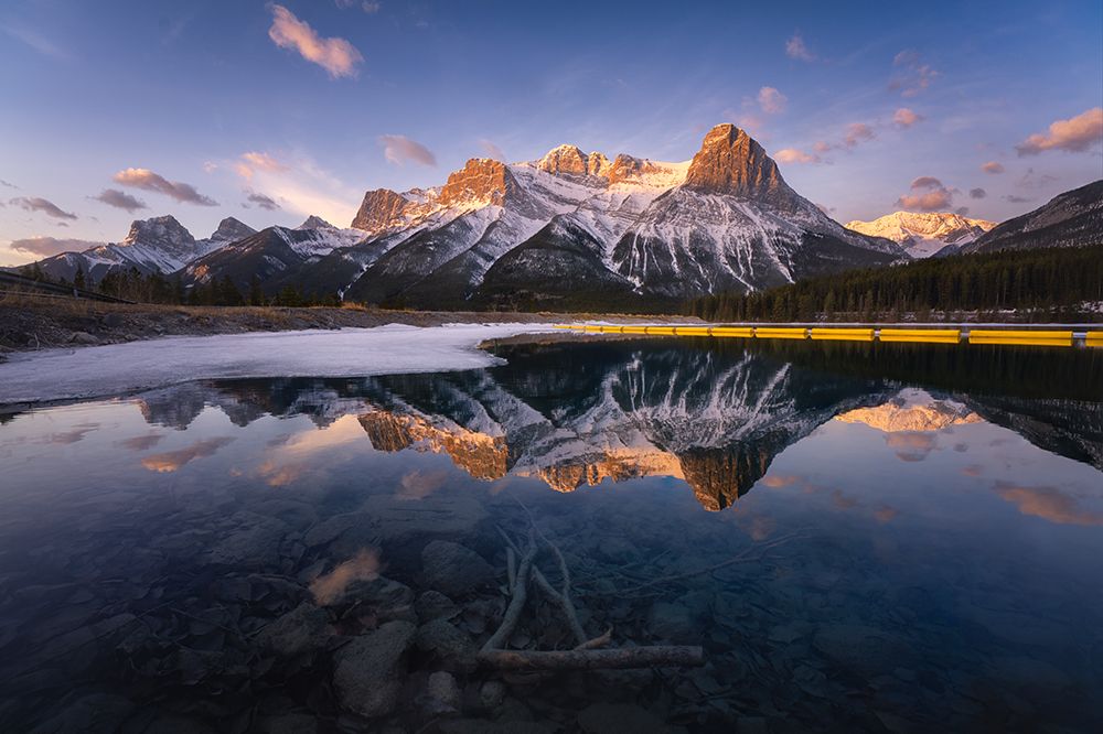 Ha Ling Peak  Morning art print by Yongnan Li for $57.95 CAD