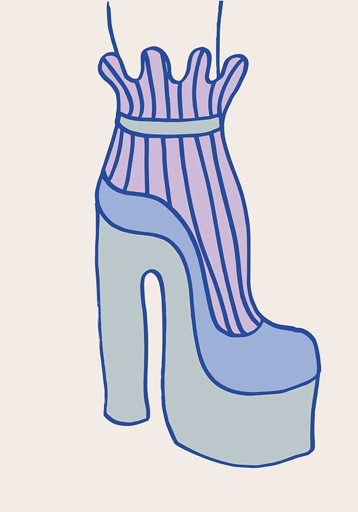 Blue Heel art print by 1x Studio for $57.95 CAD