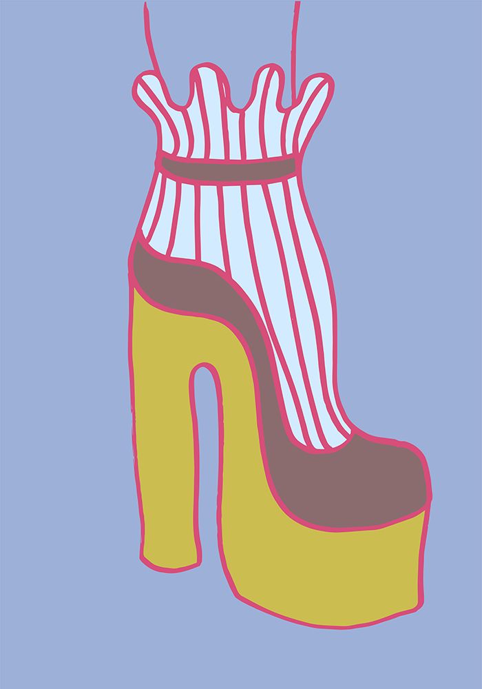 Yellow Heel 01 art print by 1x Studio for $57.95 CAD
