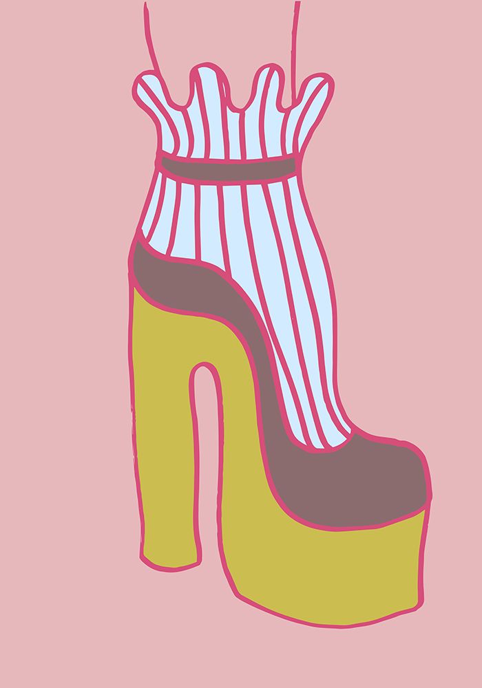 Yellow Heel 02 art print by 1x Studio for $57.95 CAD