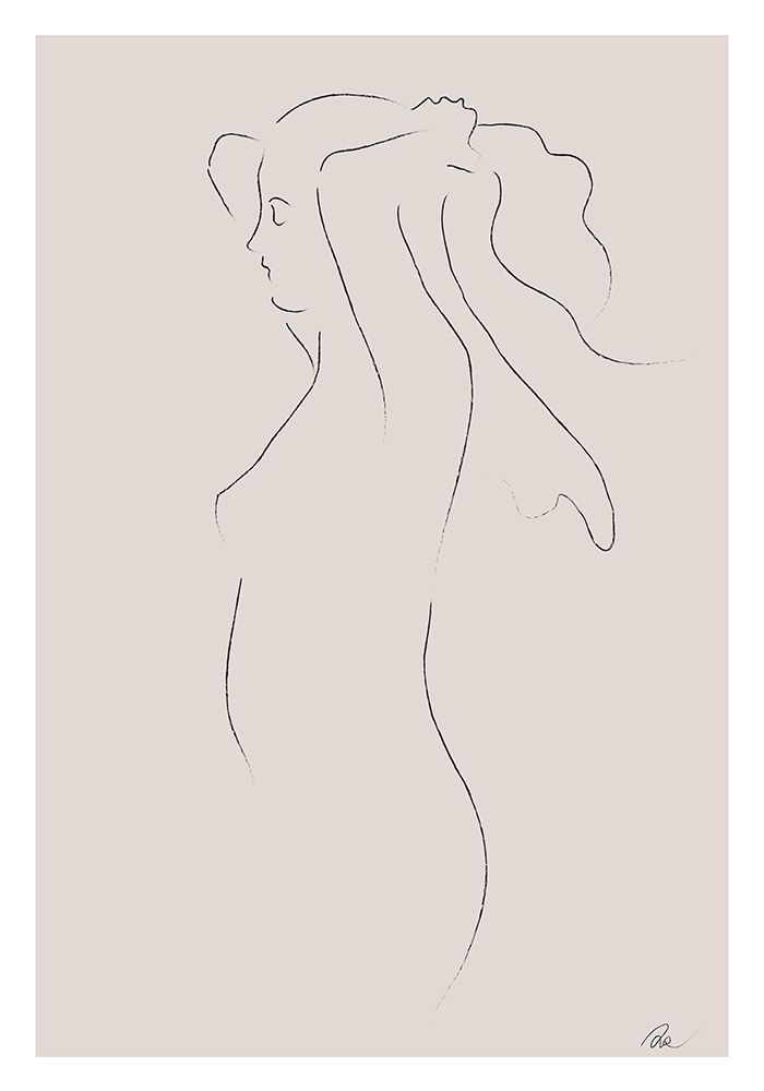 Woman Sketch art print by 1x Studio II for $57.95 CAD