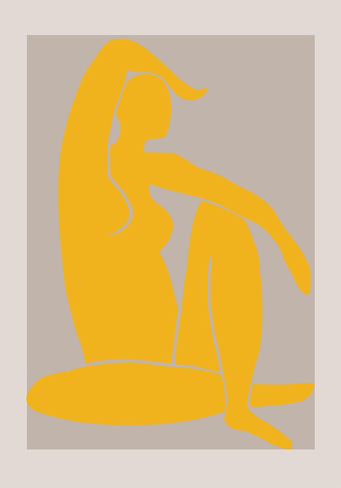 Yellow Figure art print by 1x Studio II for $57.95 CAD