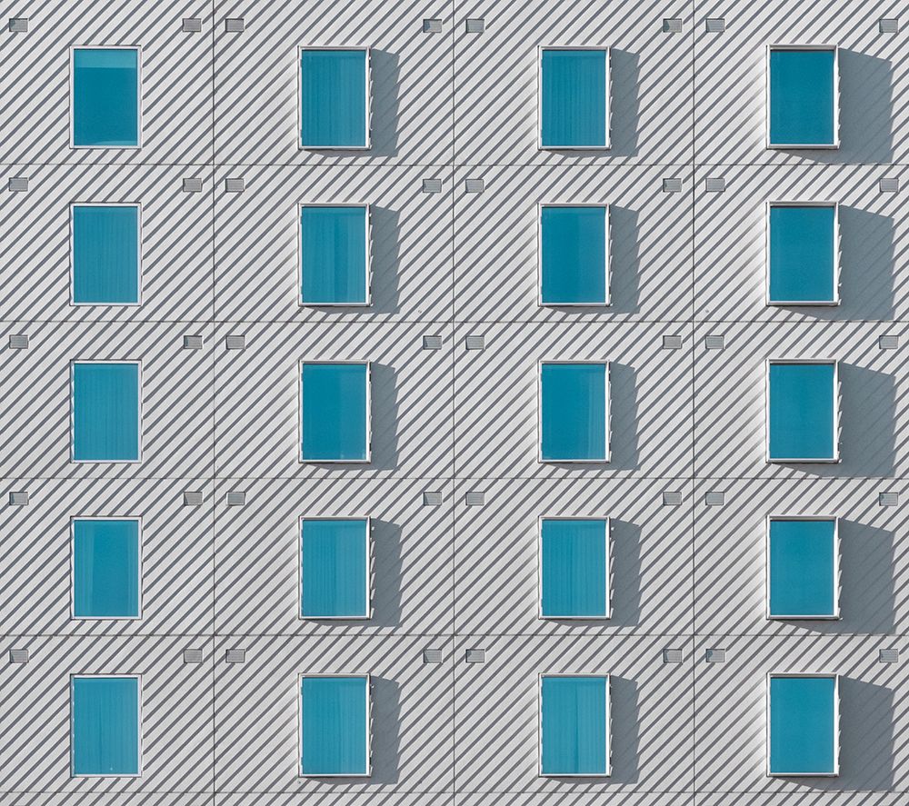 Teal Windows art print by Parsoa Khorsand for $57.95 CAD