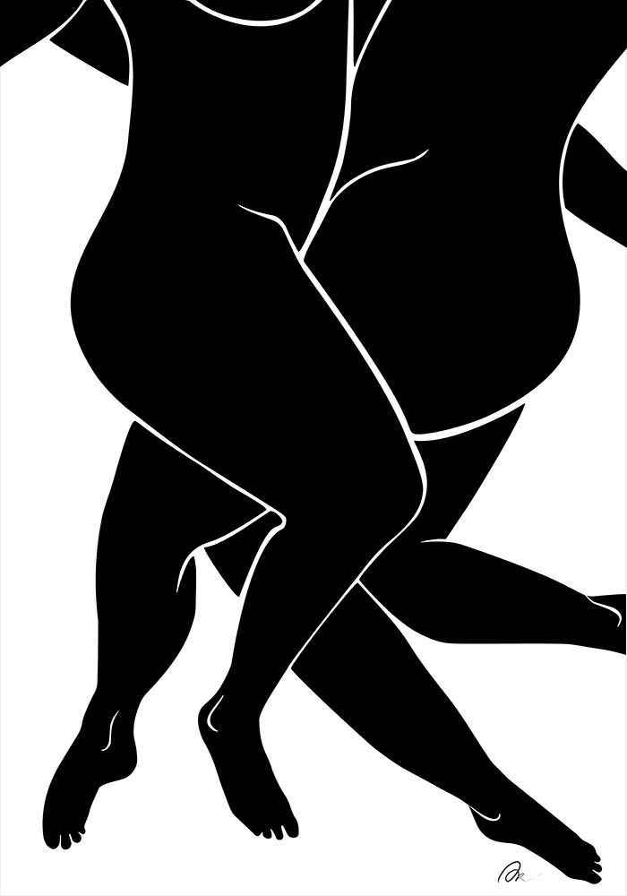 Lovers Black art print by 1x Studio II for $57.95 CAD