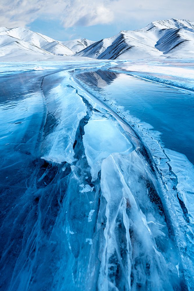 Blue Ice art print by SPIDER for $57.95 CAD