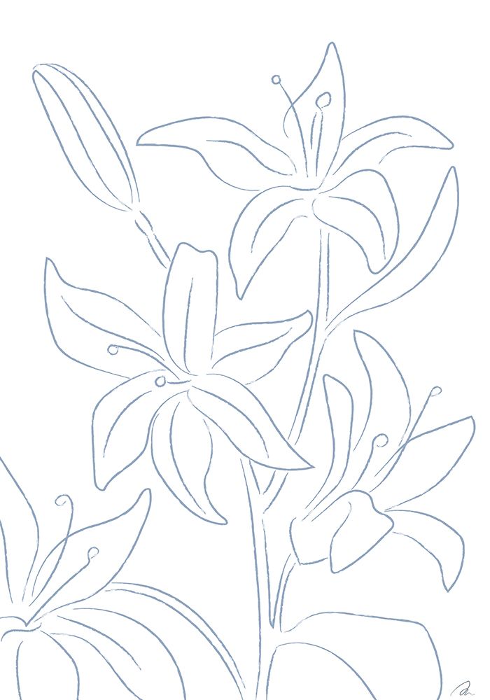Lillies No 01 art print by 1x Studio II for $57.95 CAD