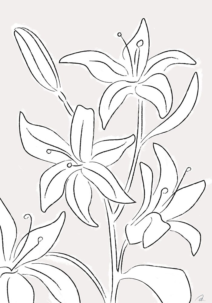 Lillies No 03 art print by 1x Studio II for $57.95 CAD