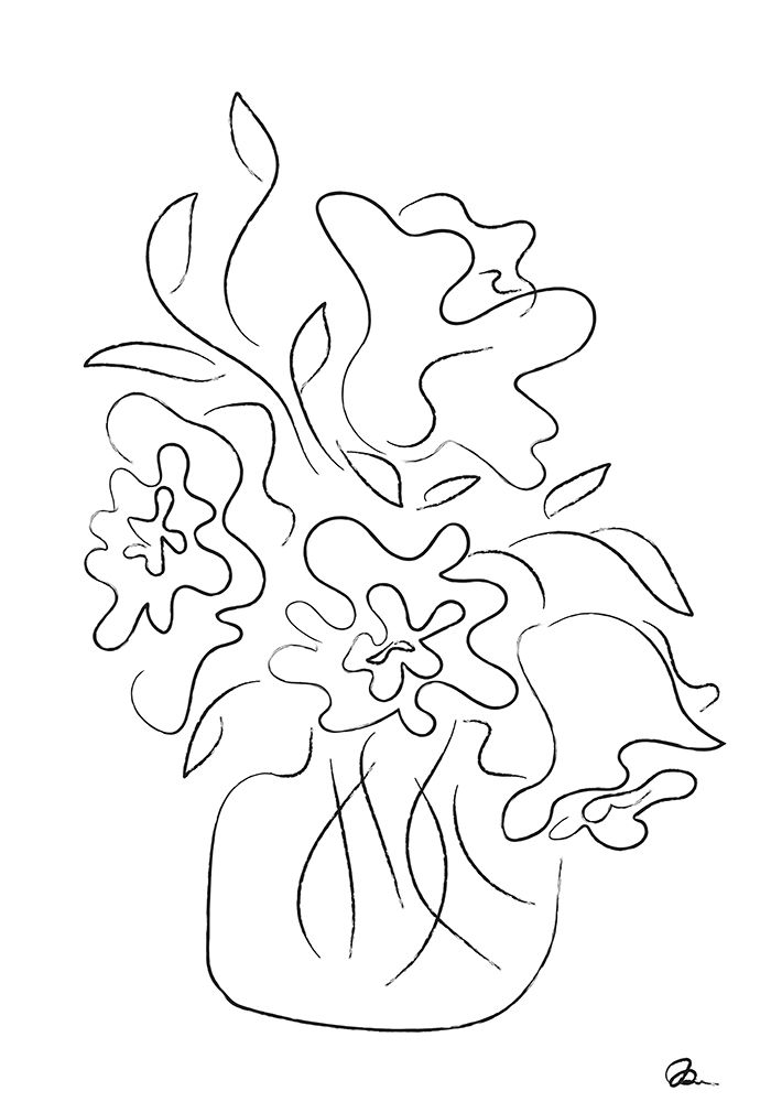 Flower Bouquet White art print by 1x Studio II for $57.95 CAD
