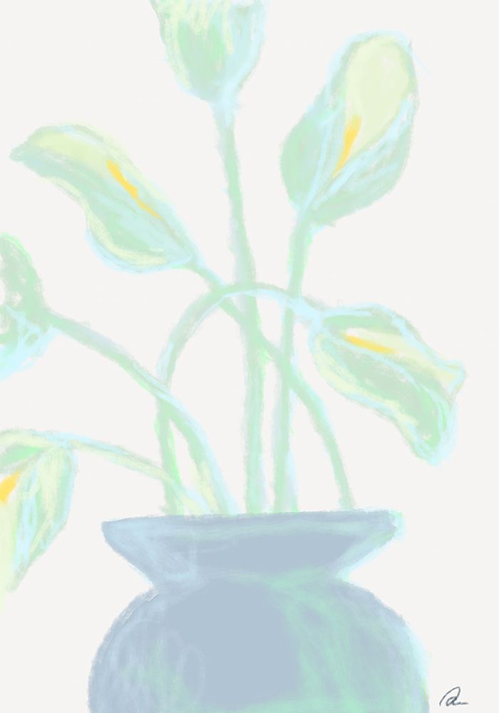 Flowers Mint art print by 1x Studio II for $57.95 CAD
