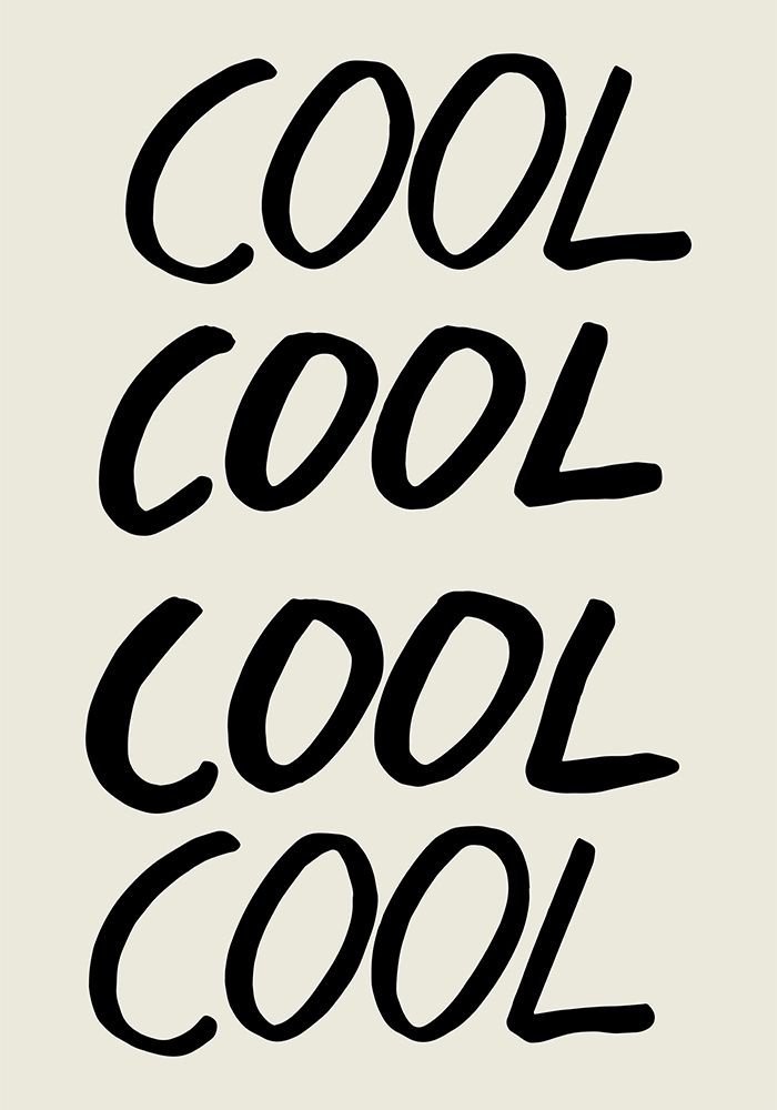 Cool Quote 01 art print by 1x Studio for $57.95 CAD