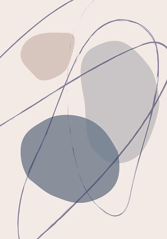 New Shapes Blue No 2 art print by 1x Studio for $57.95 CAD