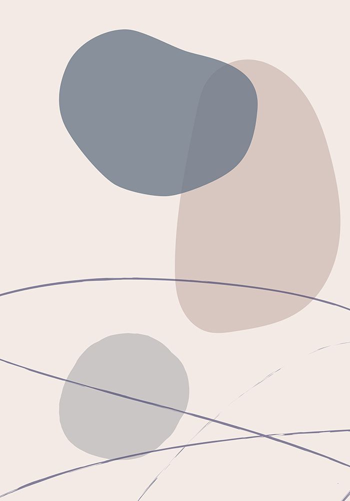 New Shapes Blue No 3 art print by 1x Studio for $57.95 CAD