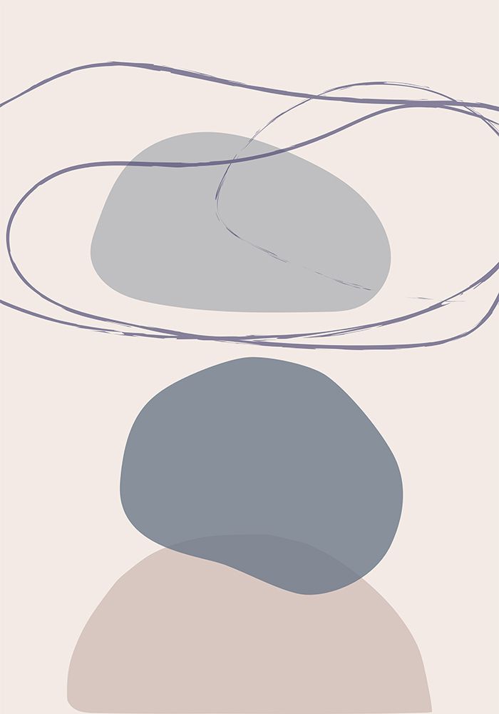 New Shapes Blue No 4 art print by 1x Studio for $57.95 CAD